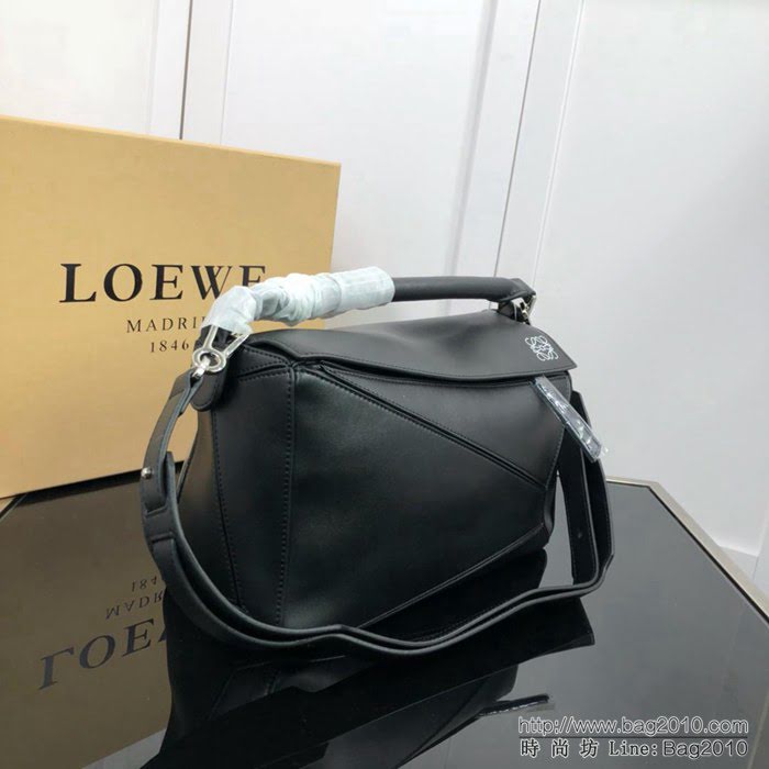 LOEWE羅意威 拼色熱銷款 puzzle bag 可折疊 牛皮手提肩背包 大小號 L0153  jdl1234